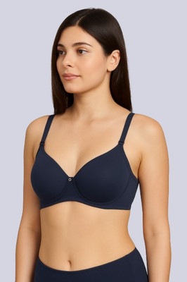 HERBLOURE RUBYY Women Push-up Lightly Padded Bra(Dark Blue)