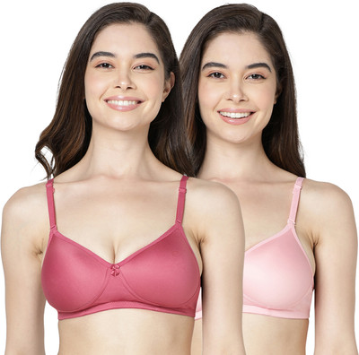 kalyani Maria Seamless Light Padded Fuller Cups Everyday Bra Women Everyday Heavily Padded Bra(Pink)