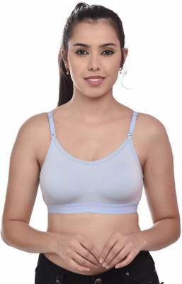 Belvino sports bra Women Sports Non Padded Bra(Light Blue)