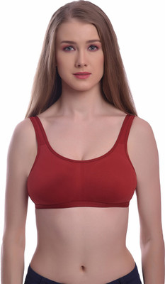 elina Women Everyday Non Padded Bra(Maroon)