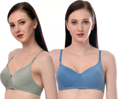CHILEELIFE Women Everyday Lightly Padded Bra(Multicolor, Multicolor)