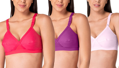 KOMLI Women Minimizer Non Padded Bra(Multicolor)