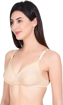 Satvik Mother/Nurshing Bra For Women's Pack Of 1 Women Maternity/Nursing Non Padded Bra(Multicolor)