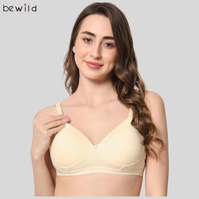Bewild Women Everyday Lightly Padded Bra(Beige)