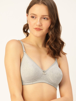 Nakshu Women Push-up Lightly Padded Bra(Grey)
