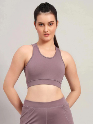 BEING RUNNER Women Sports Non Padded Bra(Purple)