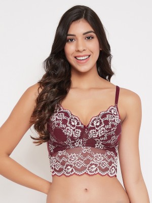 Clovia Women Bralette Lightly Padded Bra(Maroon)