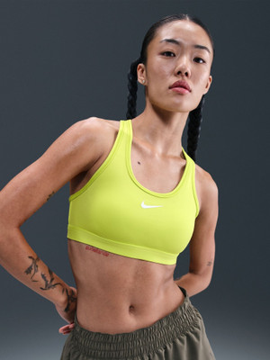 NIKE Swoosh Women Everyday Lightly Padded Bra(Green)