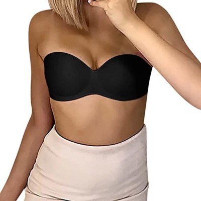 Zylum Fashion Women Push-up Heavily Padded Bra(Black)