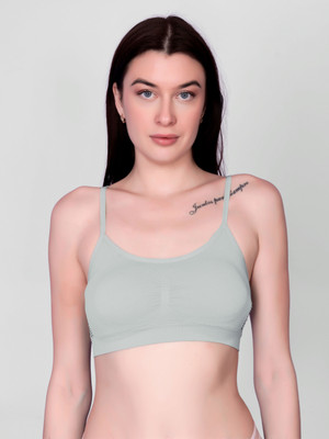 Us Fashion Women Everyday Lightly Padded Bra(Grey)