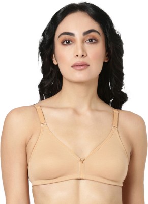 Blossom BE POSITIVE Women T-Shirt Non Padded Bra(Beige)