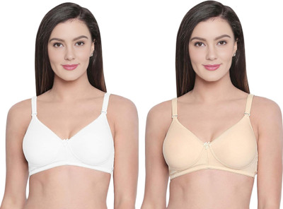 Makazio Women Full Coverage Non Padded Bra(Multicolor)