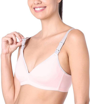 MOTHERLY Women Maternity/Nursing Lightly Padded Bra(Pink)