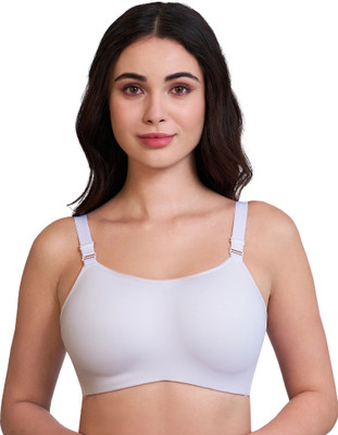 Trylo RIZA ADVANCEFIT - VANILA - 36 - E - CUP Women Full Coverage Lightly Padded Bra(White)