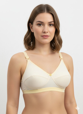 Elinova Comfortable Padded Bra for Women | All Day Support Women Everyday Lightly Padded Bra(Beige)