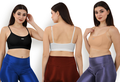 BACIONE 2122 MODEL BRA Women Cami Bra Lightly Padded Bra(Multicolor)