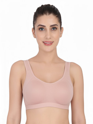 Niba 444 Women Sports Non Padded Bra(Pink)