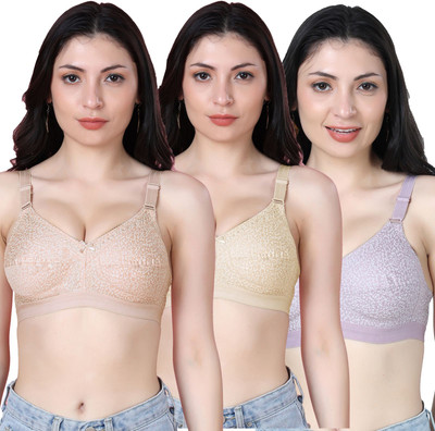 Shyam Sons FLAIR Dipali Women Minimizer Non Padded Bra(Multicolor)