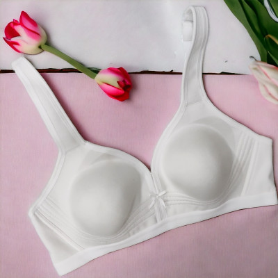Piylu Women Full Coverage Non Padded Bra(White)