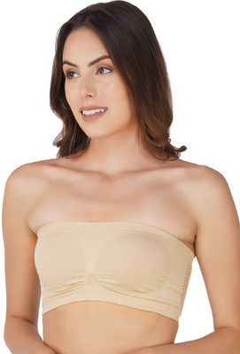 Carecraft Bandeu Women Bandeau/Tube Non Padded Bra(Beige)