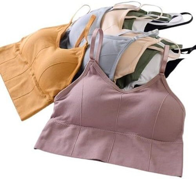 dripline 646 Sports Bra Women Sports Lightly Padded Bra(Multicolor)