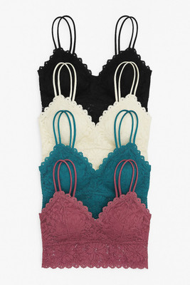 Restore Fashion 862 Women Bralette Lightly Padded Bra(Multicolor)