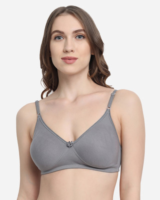V Star JANET Women Full Coverage Non Padded Bra(Grey)