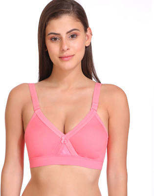 Salsa SUPER-FIT Women Full Coverage Non Padded Bra(Orange)