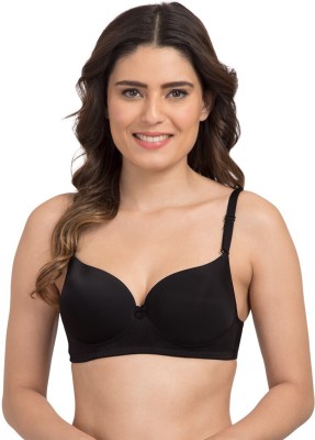 TWEENS by -Belle Lingeries Padded Black T-Shirt Women Balconette Lightly Padded Bra(Black)