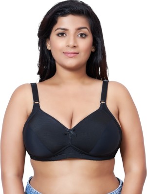 PLUMBURY Women Lightly Padded Plus Size Bra Women Everyday Lightly Padded Bra(Black)