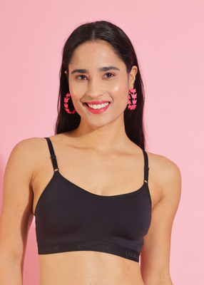Dollar Missy Wire-Free Beginers Women Training/Beginners Non Padded Bra(Black)