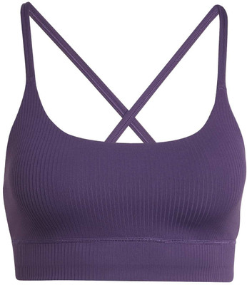ADIDAS Women Sports Lightly Padded Bra(Purple)