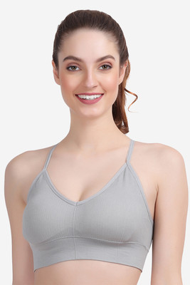 AMOUR SECRET Women Sports Lightly Padded Bra(Grey)