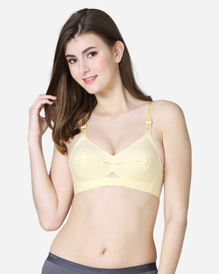 V Star Rose U Back Women Full Coverage Non Padded Bra(Beige)