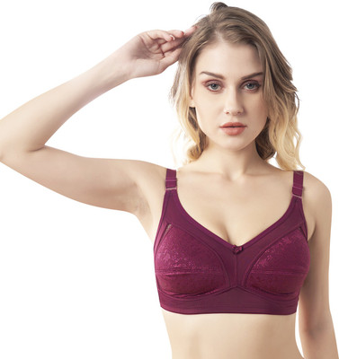 BlueNixie BNF1702-ESME` Women Full Coverage Lightly Padded Bra(Purple)