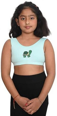 Suno Chanda Girls Training/Beginners Non Padded Bra(White)