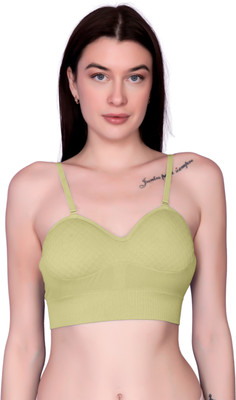 Us Fashion Women Everyday Lightly Padded Bra(Green)