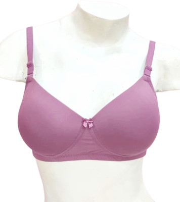 ILARIA GOLDEN Women Everyday Lightly Padded Bra(Purple)