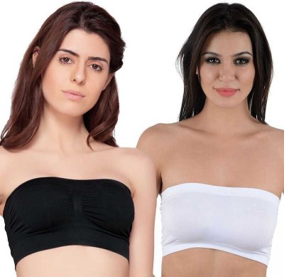 BRATON Women Sports Lightly Padded Bra(White, Black)