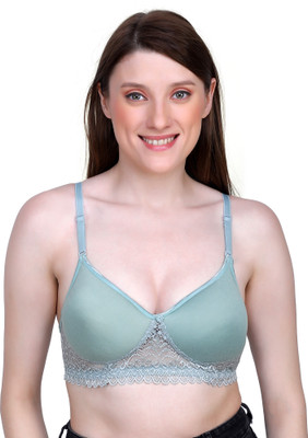 ORENZEE INNER Women Push-up Lightly Padded Bra(Light Green)