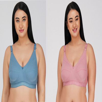 Dulcinea Women T-Shirt Non Padded Bra(Pink)