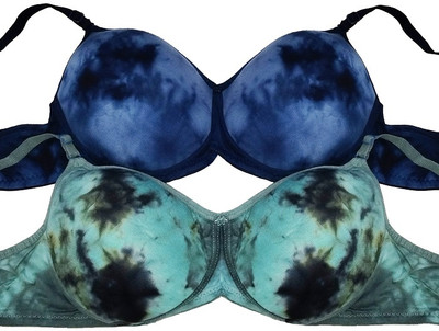 Estern Club Combo Pack of 2 Women Everyday Lightly Padded Bra(Blue, Green)