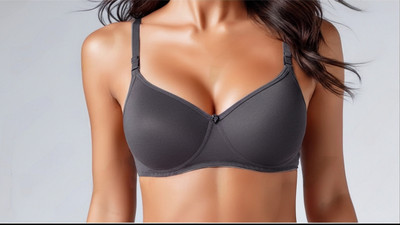 Nylobra SmoothLift 8 Women T-Shirt Lightly Padded Bra(Grey)