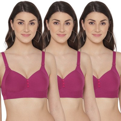 Tweens Lite Wite Tweens Lite Wite - Minimiser Medium Padded Cotton Lycra Bra Plus Size Bra Women Minimizer Lightly Padded Bra(Brown)