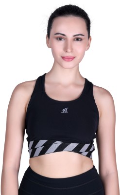 Laasa Sports SPORTS BRA Women Everyday Lightly Padded Bra(Black)