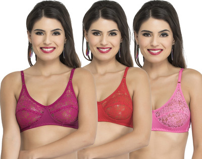Docare Women Bralette Non Padded Bra(Multicolor)