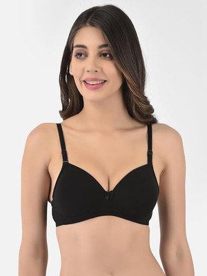 RUPA SOFTLINE Supportive Fit Women Full Coverage Heavily Padded Bra(Black)
