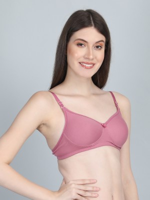 Nakshu Women Push-up Lightly Padded Bra(Pink)