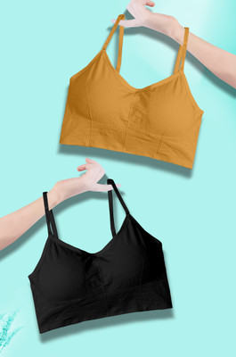 DDH Casual Solid Women Yellow Top