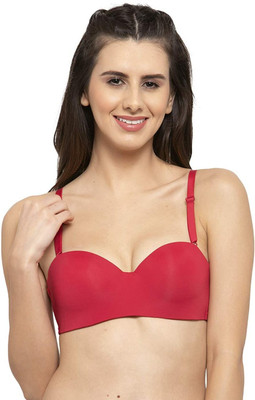Penance For You Women Everyday Lightly Padded Bra(Red)